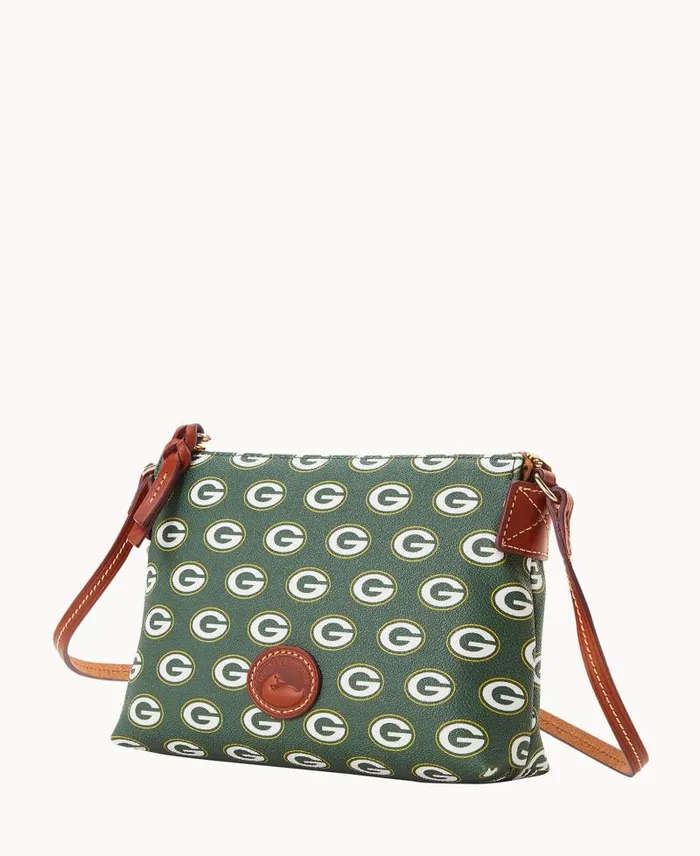 WomenMen Crossbodies Dooney and Bourke NFL Packers Crossbody Pouchette Packers WomenMen Crossbodies Dooney and Bourke NFL Packers Crossbody Pouchette Packers
