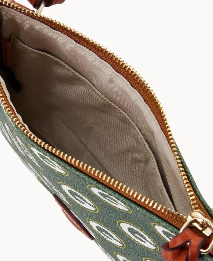 WomenMen Crossbodies Dooney and Bourke NFL Packers Top Zip Crossbody Packers WomenMen Crossbodies Dooney and Bourke NFL Packers Top Zip Crossbody Packers
