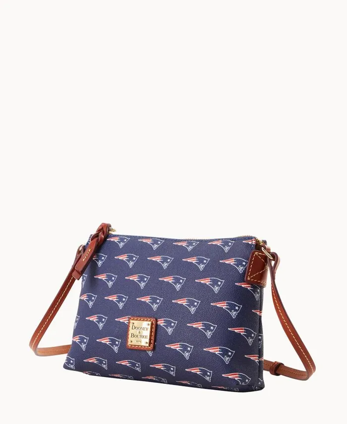 WomenMen Crossbodies Dooney and Bourke NFL Patriots Crossbody Pouchette Patriots WomenMen Crossbodies Dooney and Bourke NFL Patriots Crossbody Pouchette Patriots