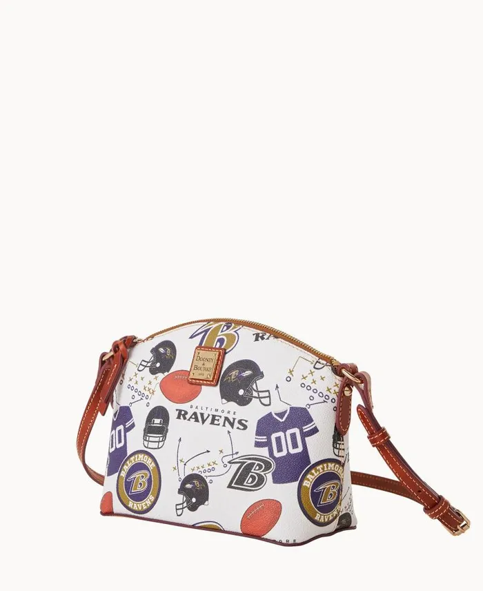 WomenMen Crossbodies Dooney and Bourke NFL Ravens Suki Crossbody Ravens