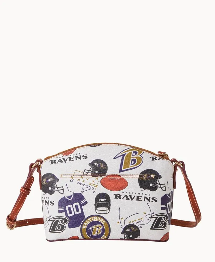 WomenMen Crossbodies Dooney and Bourke NFL Ravens Suki Crossbody Ravens