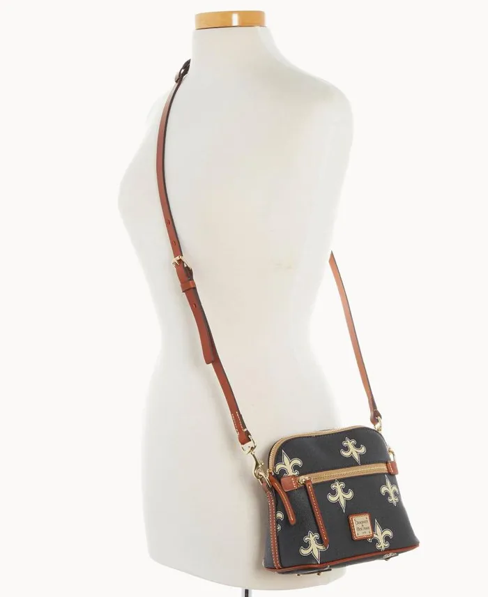 WomenMen Crossbodies Dooney and Bourke NFL Saints Domed Crossbody Saints