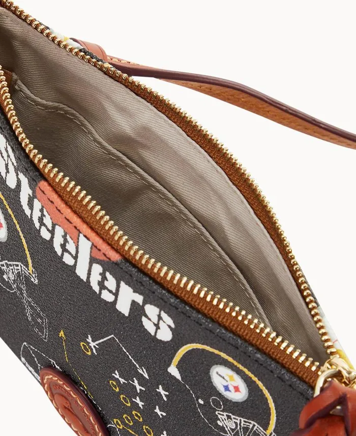 WomenMen Crossbodies Dooney and Bourke NFL Steelers Top Zip Crossbody Steelers WomenMen Crossbodies Dooney and Bourke NFL Steelers Top Zip Crossbody Steelers