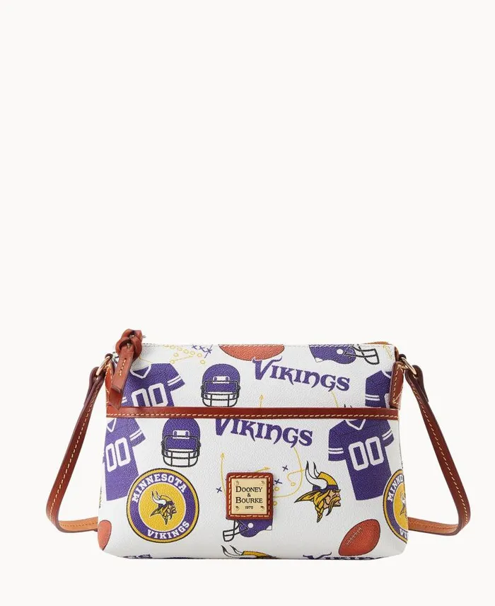 WomenMen Crossbodies Dooney and Bourke NFL Vikings Ginger Crossbody Vikings