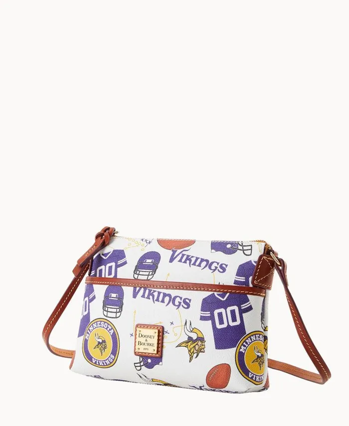 WomenMen Crossbodies Dooney and Bourke NFL Vikings Ginger Crossbody Vikings