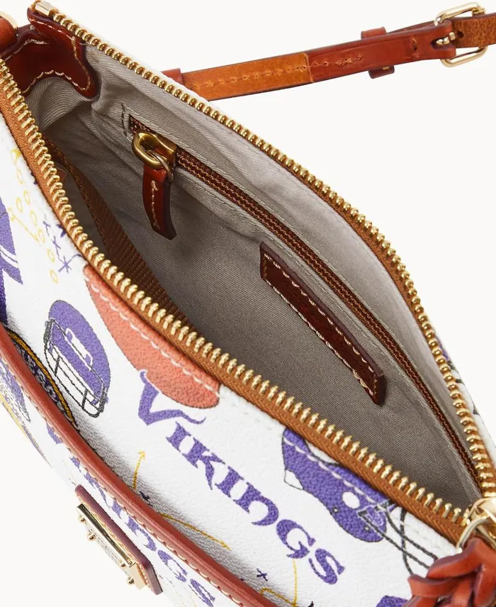 WomenMen Crossbodies Dooney and Bourke NFL Vikings Ginger Crossbody Vikings