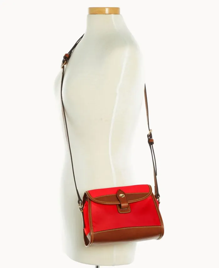 WomenMen Crossbodies Dooney and Bourke Wayfarer Flap Crossbody Red