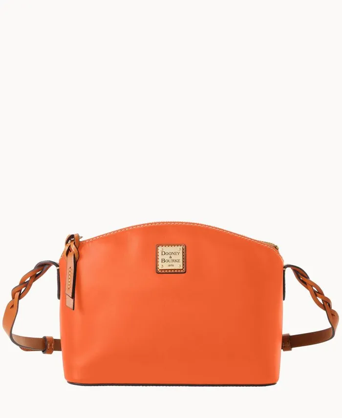 WomenMen Crossbodies Dooney and Bourke Wexford Leather Penny Crossbody Coral