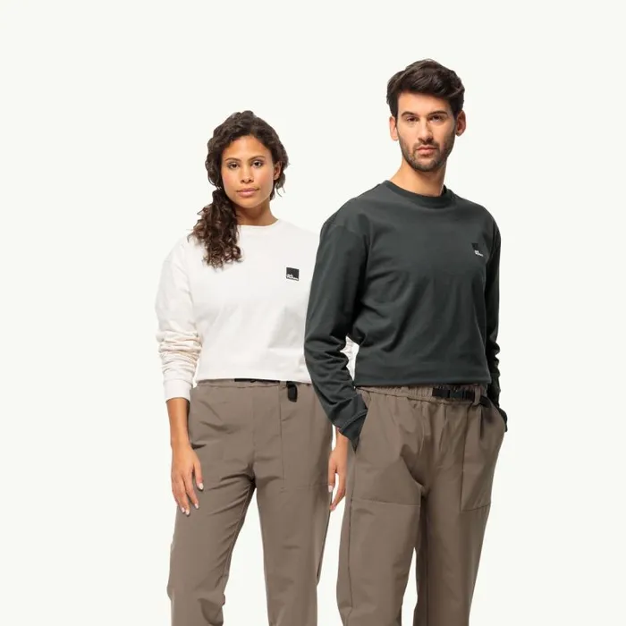 WomenMen Jack Wolfskin Softshell Pants KIEBITZWEG PANTS Chestnut XL Outdoor Trousers