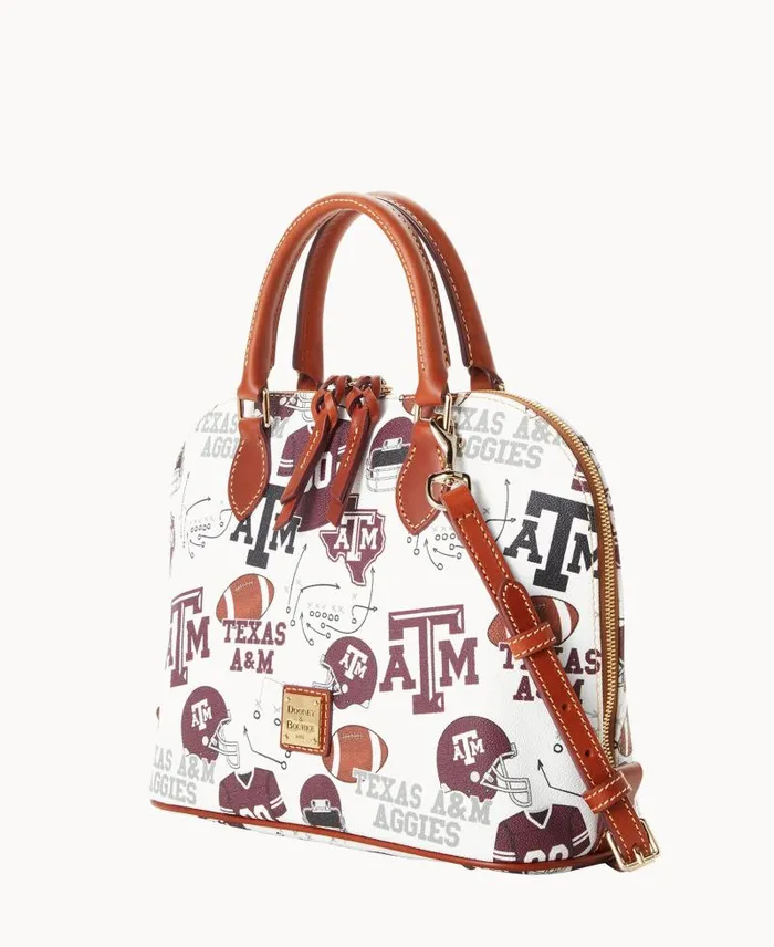 WomenMen Satchels Dooney and Bourke Collegiate Texas Achr38M University Zip Zip Satchel Texas Aandm WomenMen Satchels Dooney and Bourke Collegiate Texas Achr38M University Zip Zip Satchel Texas Aandm