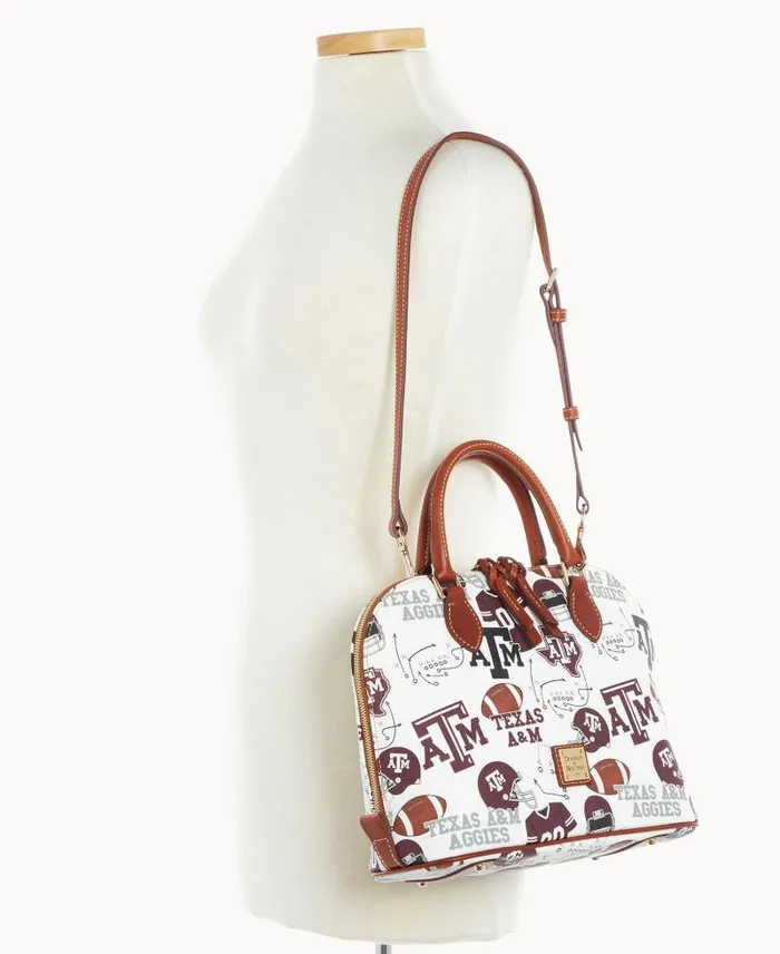 WomenMen Satchels Dooney and Bourke Collegiate Texas Achr38M University Zip Zip Satchel Texas Aandm WomenMen Satchels Dooney and Bourke Collegiate Texas Achr38M University Zip Zip Satchel Texas Aandm