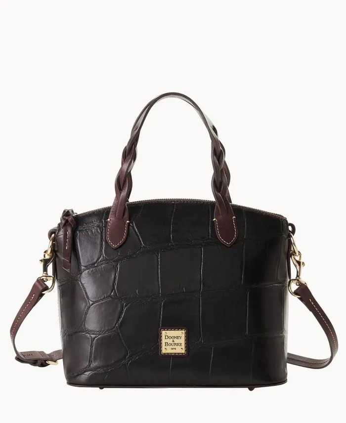WomenMen Satchels Dooney and Bourke Denison Small Heidi Satchel Espresso