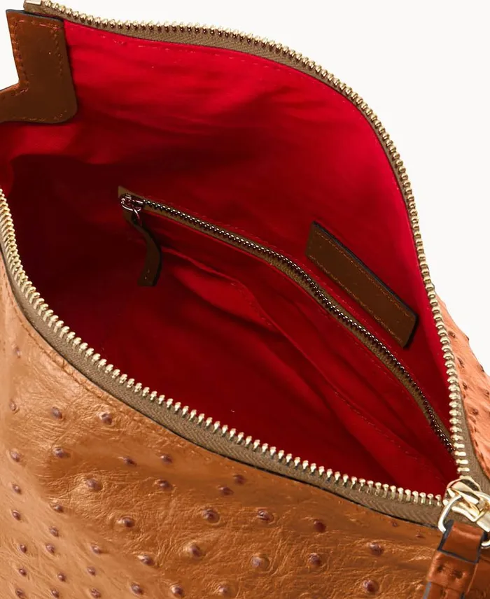WomenMen Satchels Dooney and Bourke Ostrich Satchel Caramel