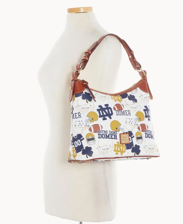 WomenMen Shoulder Bags Dooney and Bourke Collegiate University Of Notre Dame Hobo Notre Dame WomenMen Shoulder Bags Dooney and Bourke Collegiate University Of Notre Dame Hobo Notre Dame