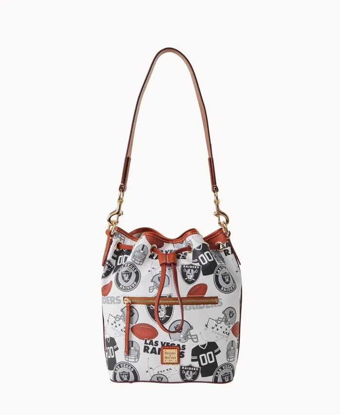 WomenMen Shoulder Bags Dooney and Bourke NFL Raiders Drawstring Raiders