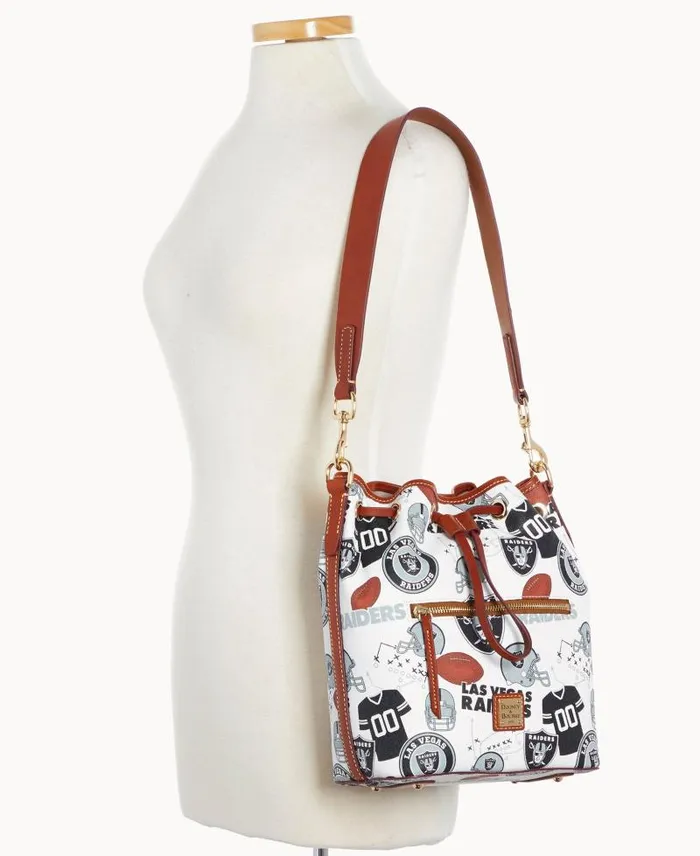 WomenMen Shoulder Bags Dooney and Bourke NFL Raiders Drawstring Raiders