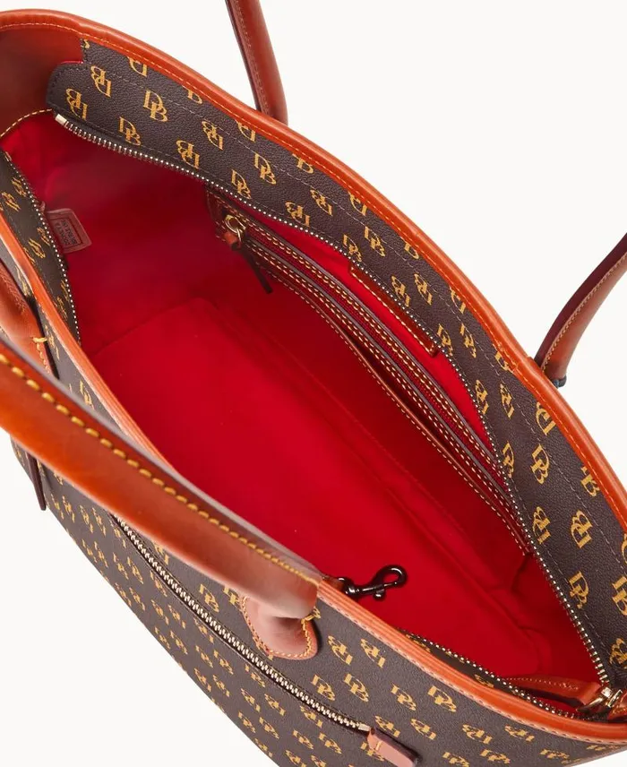 WomenMen Totes Dooney and Bourke Gretta Tote Brown Tmoro
