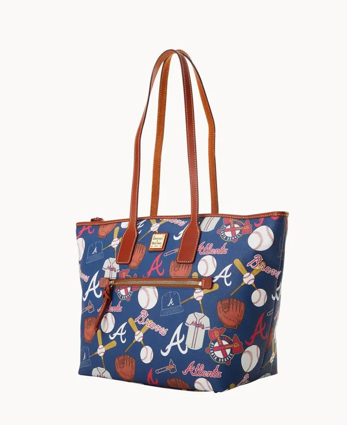 WomenMen Totes Dooney and Bourke MLB Braves Tote Braves