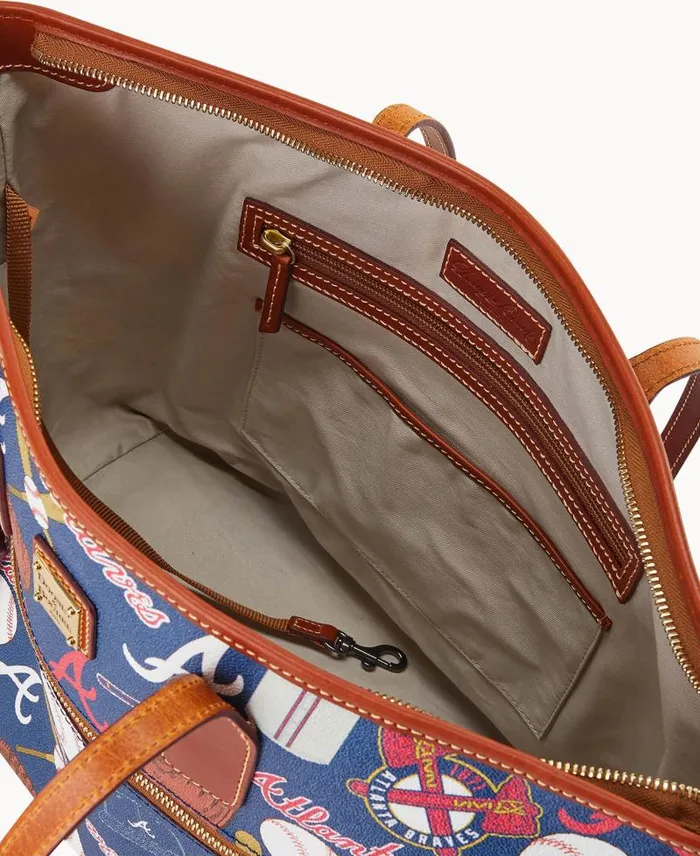 WomenMen Totes Dooney and Bourke MLB Braves Tote Braves