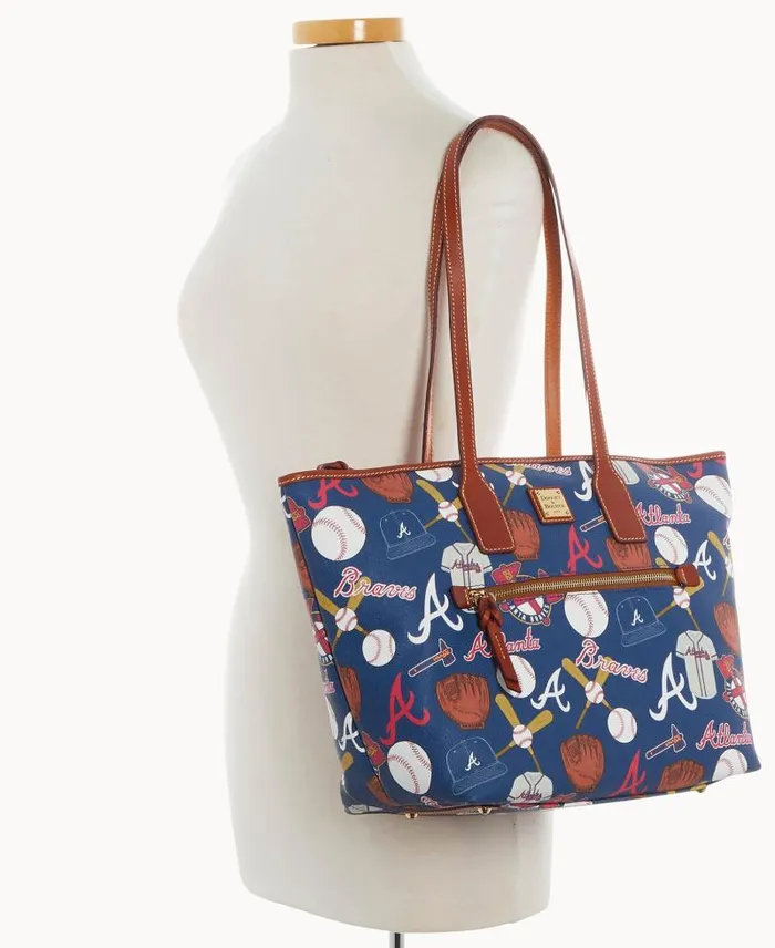 WomenMen Totes Dooney and Bourke MLB Braves Tote Braves