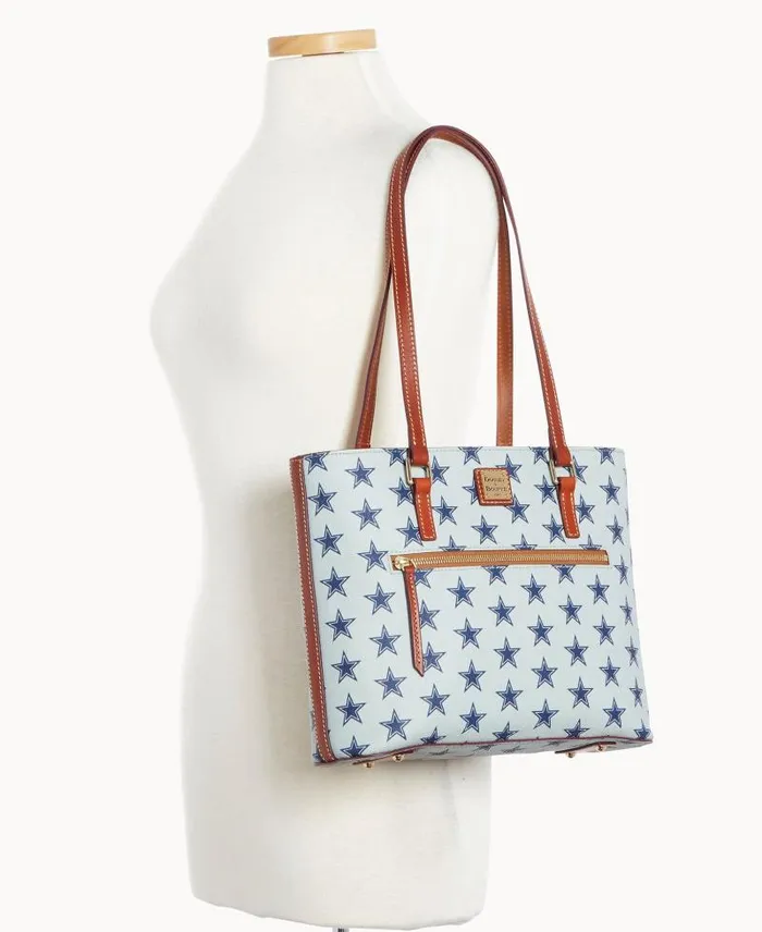 WomenMen Totes Dooney and Bourke NFL Cowboys Shopper Cowboys