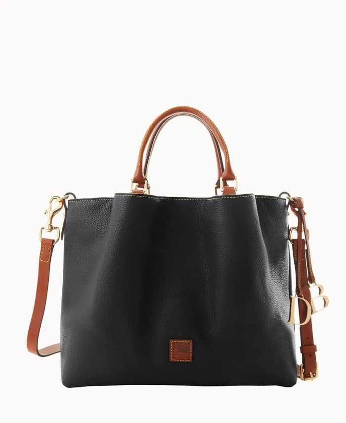 WomenMen Totes Dooney and Bourke Pebble Grain Large Barlow Black