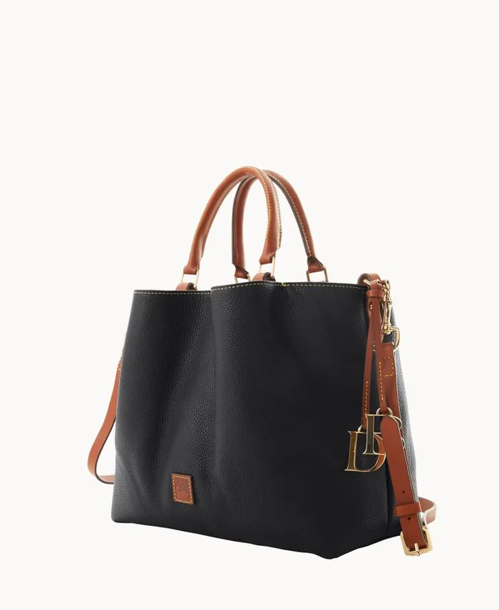 WomenMen Totes Dooney and Bourke Pebble Grain Large Barlow Black