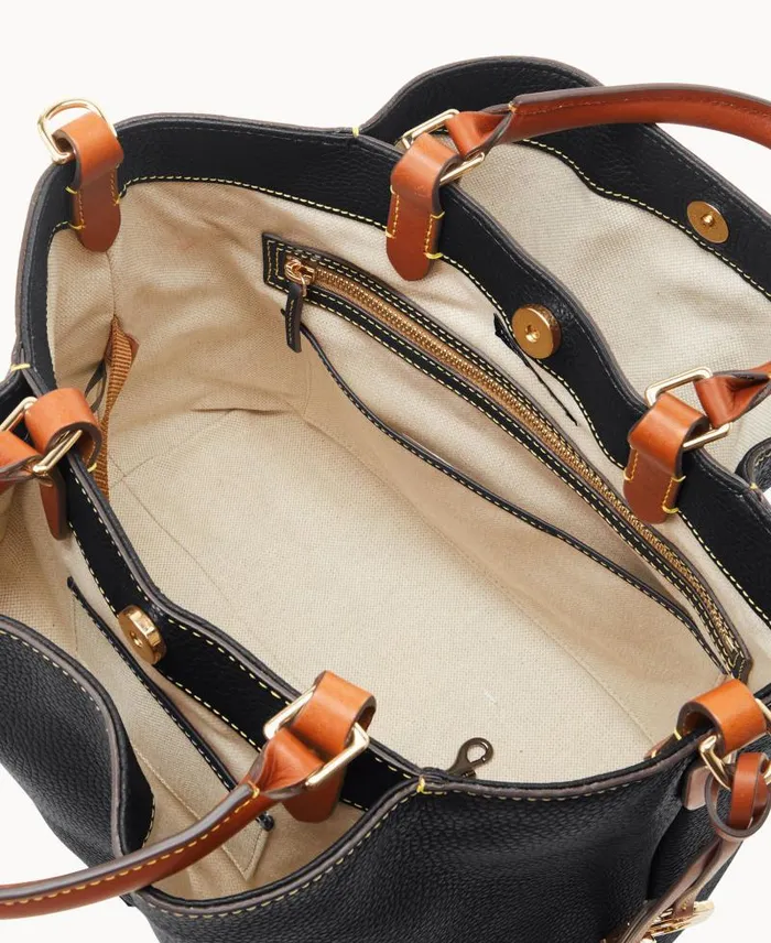 WomenMen Totes Dooney and Bourke Pebble Grain Large Barlow Black