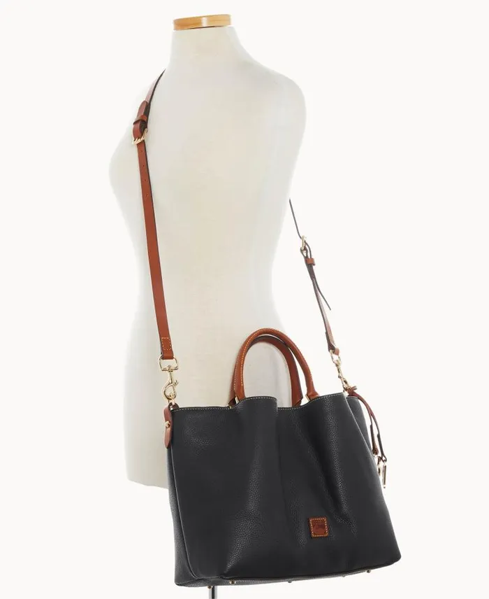 WomenMen Totes Dooney and Bourke Pebble Grain Large Barlow Black