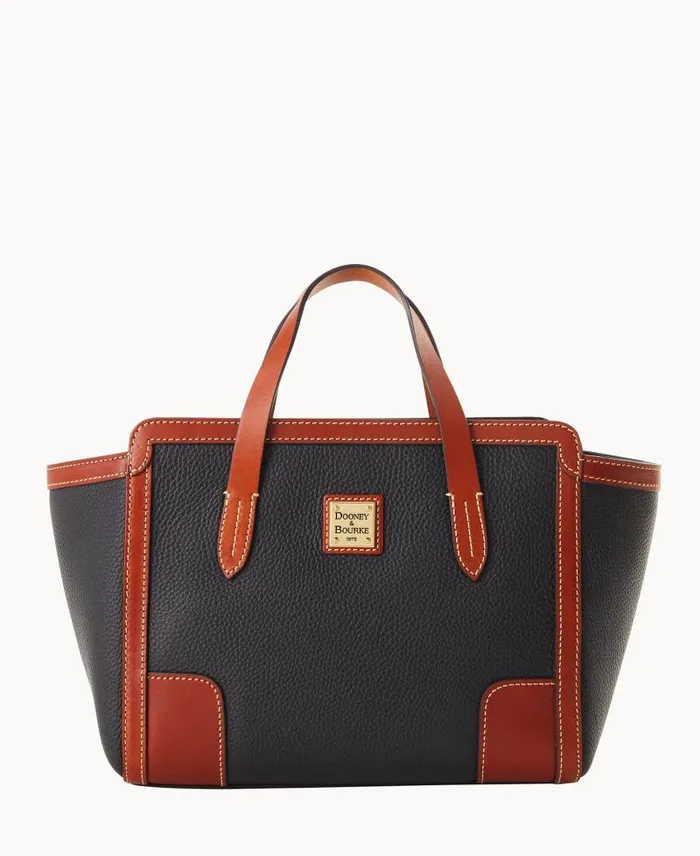 WomenMen Totes Dooney and Bourke Pebble Grain Small Shopper Black