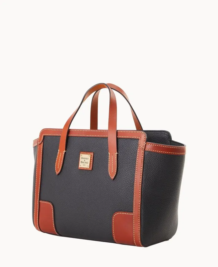 WomenMen Totes Dooney and Bourke Pebble Grain Small Shopper Black