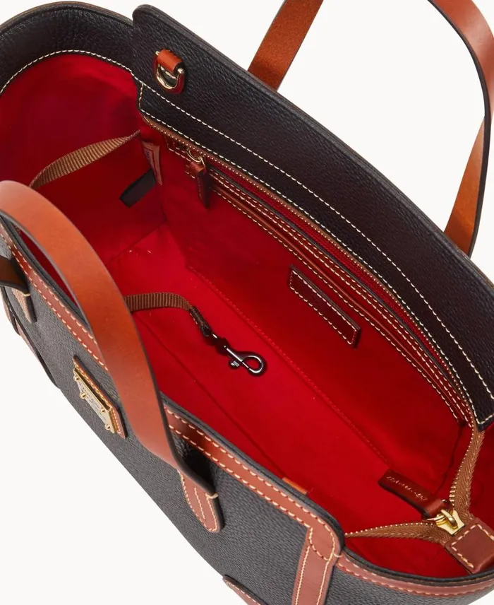 WomenMen Totes Dooney and Bourke Pebble Grain Small Shopper Black