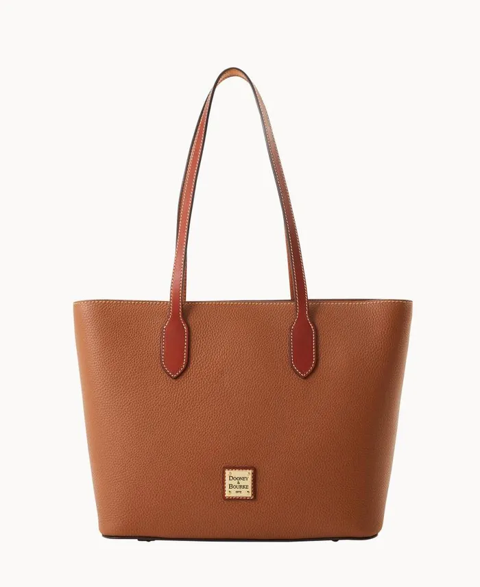 WomenMen Totes Dooney and Bourke Pebble Grain Tote Caramel
