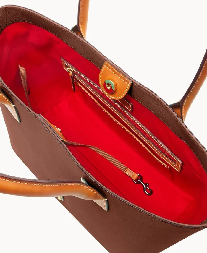 WomenMen Totes Dooney and Bourke Saffiano Small Russel Amber