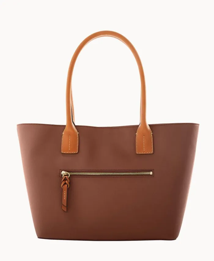 WomenMen Totes Dooney and Bourke Saffiano Small Russel Amber