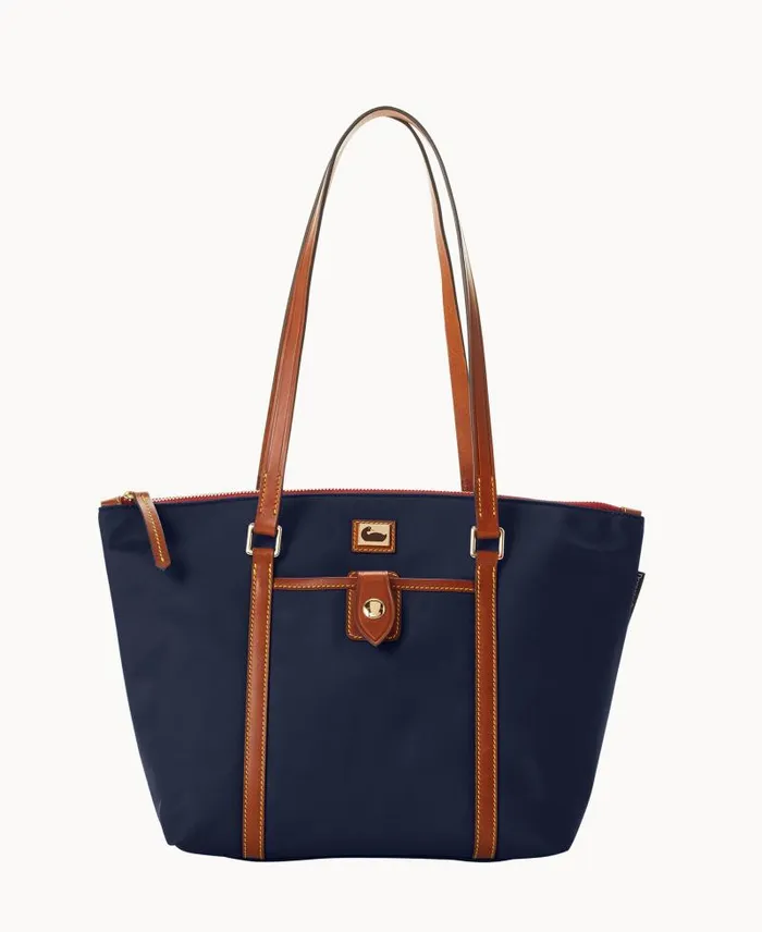 WomenMen Totes Dooney and Bourke Wayfarer Zip Tote Navy