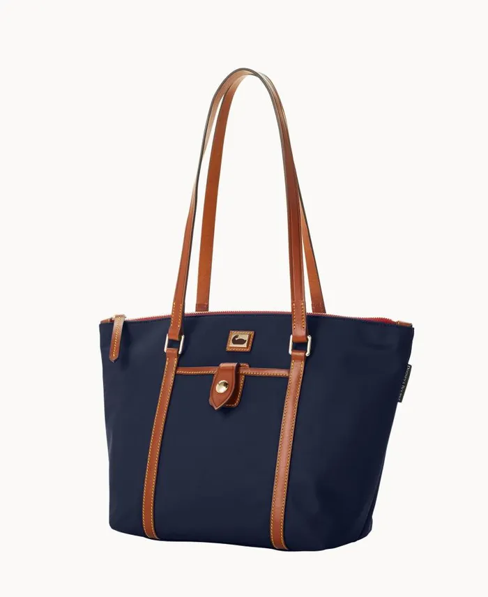 WomenMen Totes Dooney and Bourke Wayfarer Zip Tote Navy