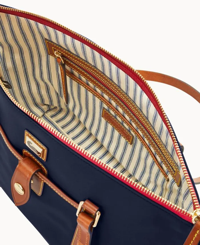 WomenMen Totes Dooney and Bourke Wayfarer Zip Tote Navy