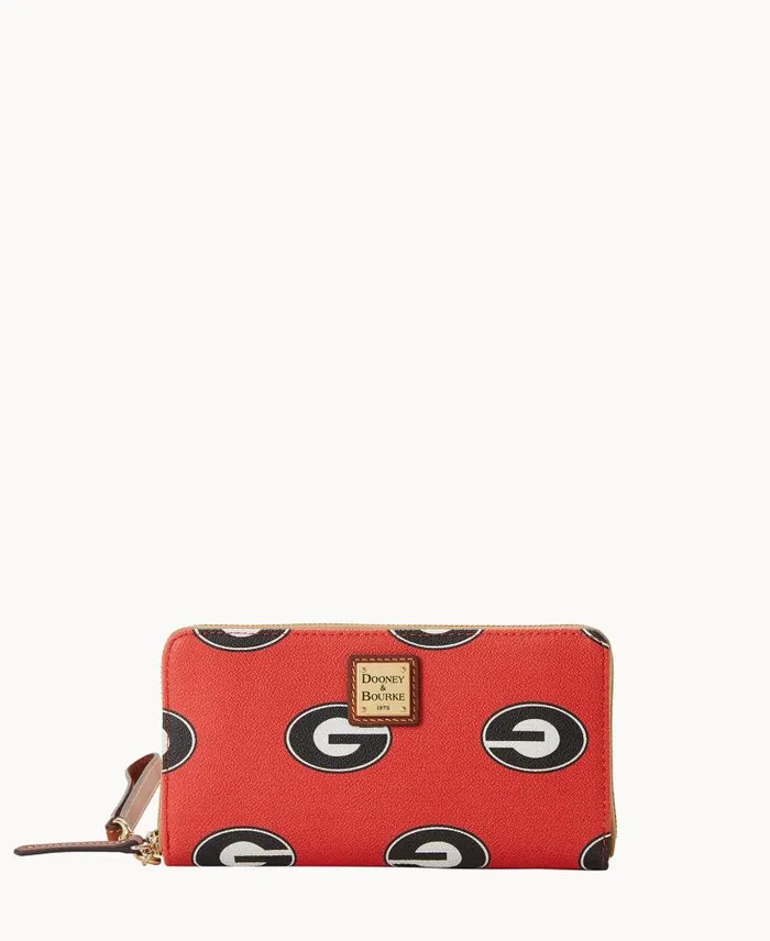 WomenMen Wallets Dooney and Bourke Collegiate University Of Georgia Large Zip Around Wristlet Georgia WomenMen Wallets Dooney and Bourke Collegiate University Of Georgia Large Zip Around Wristlet Georgia