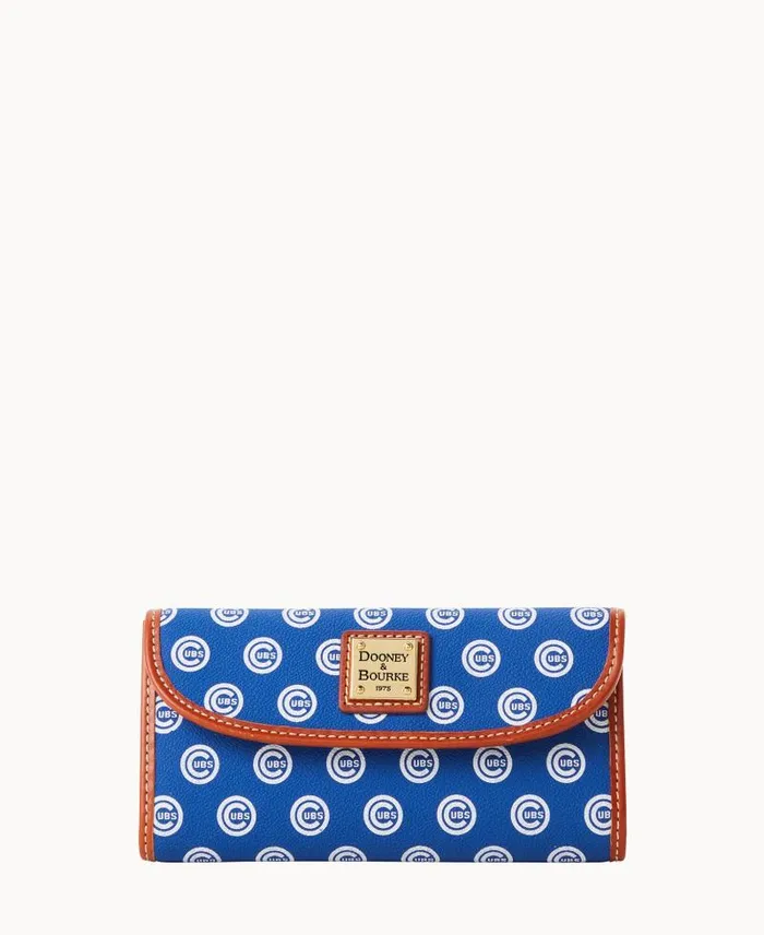 WomenMen Wallets Dooney and Bourke MLB Cubs Continental Clutch Cubs