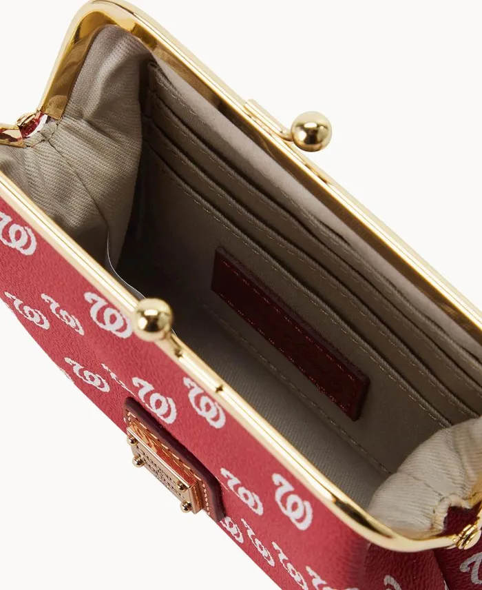 WomenMen Wallets Dooney and Bourke MLB Nationals Large Framed Purse Nationals WomenMen Wallets Dooney and Bourke MLB Nationals Large Framed Purse Nationals
