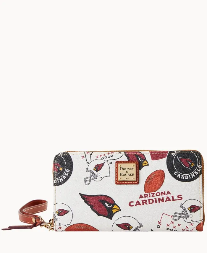 WomenMen Wallets Dooney and Bourke NFL AZ Cardinals Large Zip Around Wristlet Cardinals WomenMen Wallets Dooney and Bourke NFL AZ Cardinals Large Zip Around Wristlet Cardinals