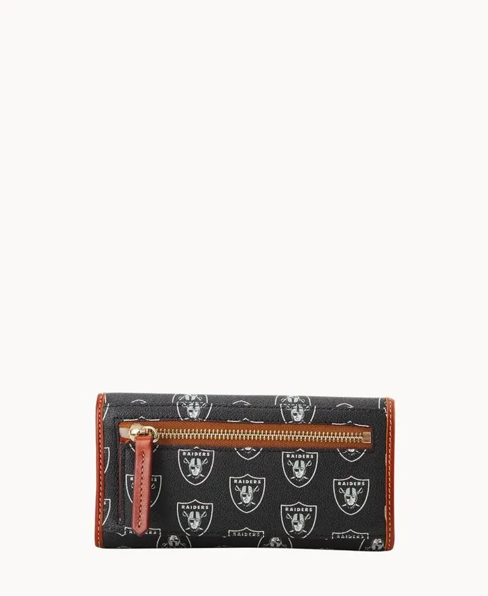 WomenMen Wallets Dooney and Bourke NFL Raiders Cont Clutch Raiders