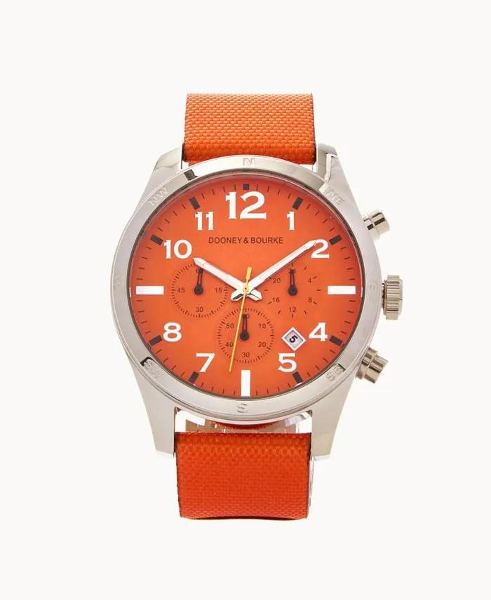 WomenMen Watches Dooney and Bourke Explorer Sport Watch Orange