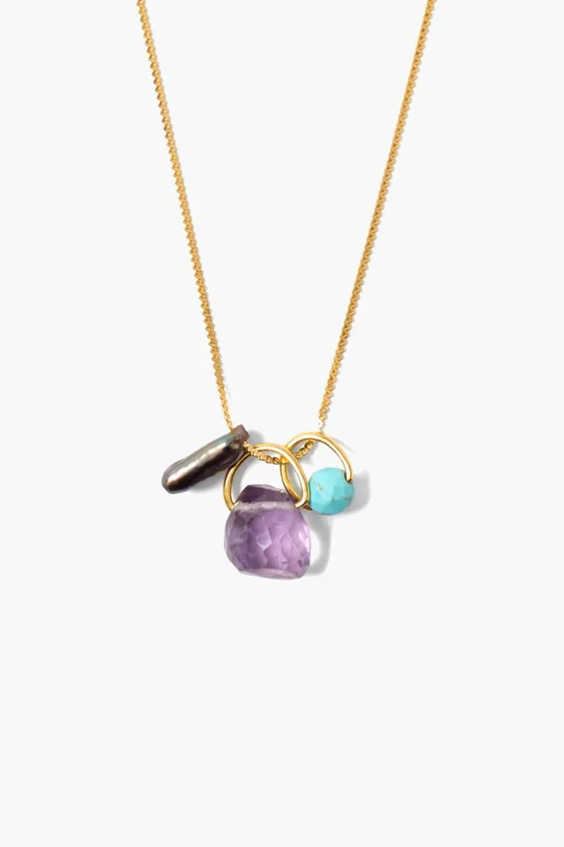 Women Meridian Necklace Amethyst Mix Chan Luu Necklaces