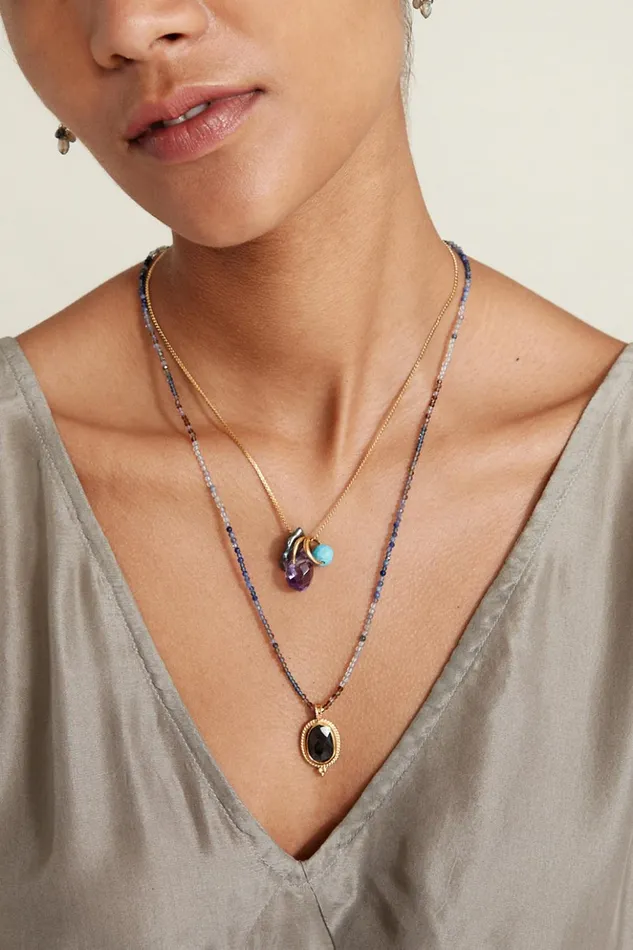 Women Meridian Necklace Amethyst Mix Chan Luu Necklaces