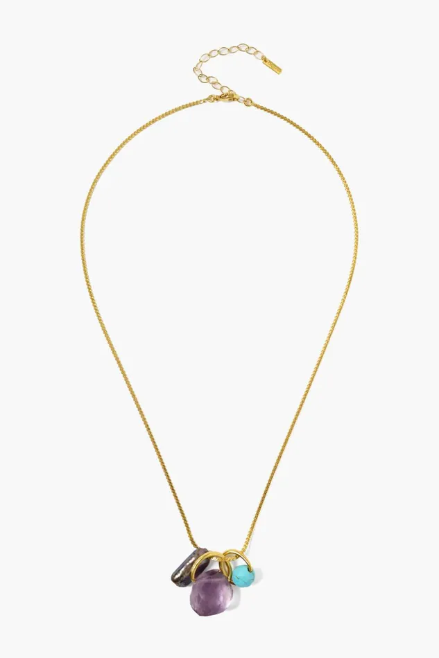 Women Meridian Necklace Amethyst Mix Chan Luu Necklaces