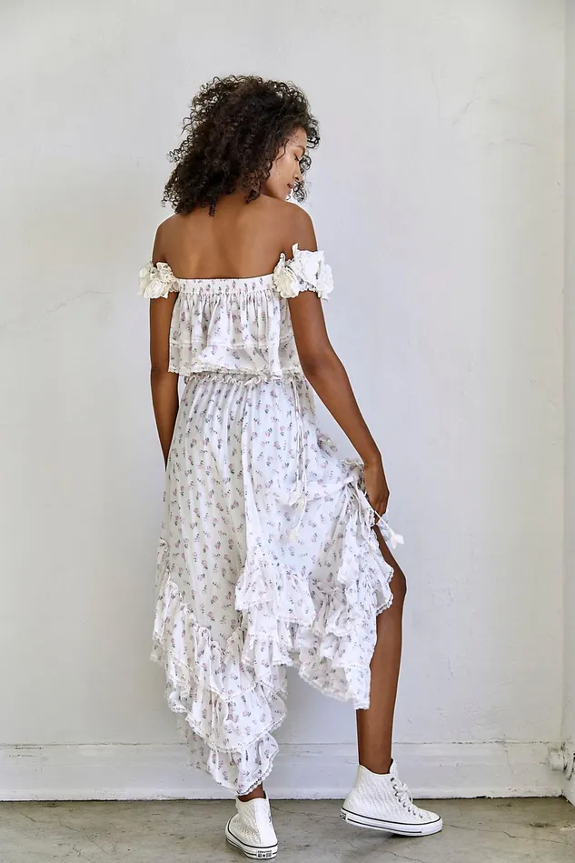 Women Midi Dresses Free People And She Was Set Cherub Roses
