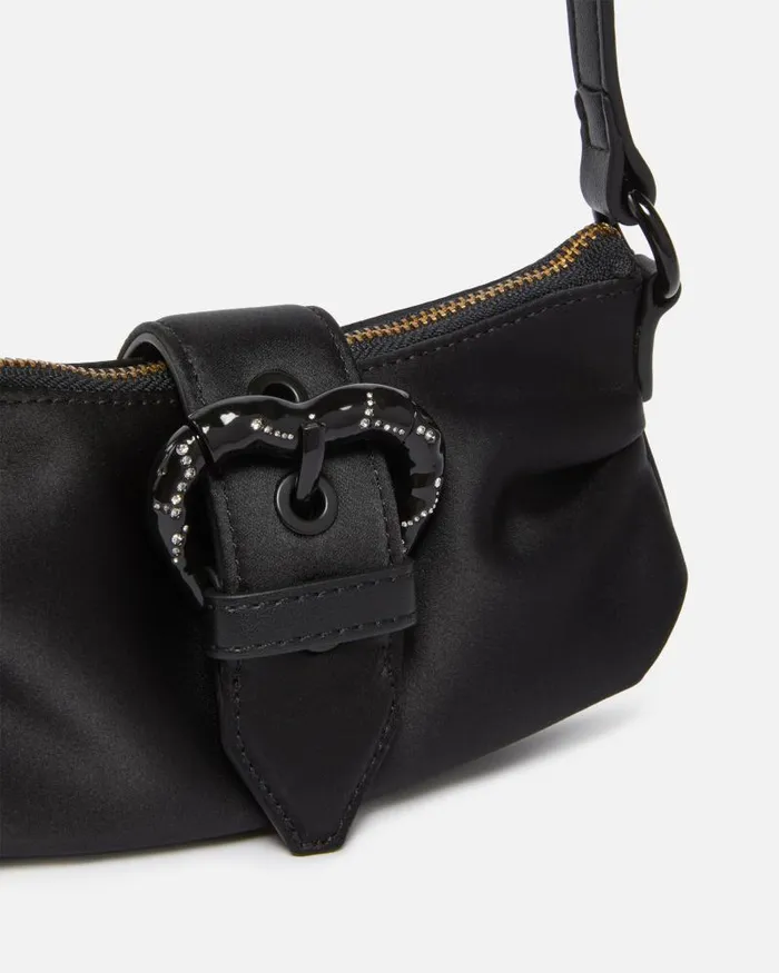 Women Mini Bags Pinko Duchesse Clutch With Heartshaped Buckle Limo Black Block Colour Women Mini Bags Pinko Duchesse Clutch With Heartshaped Buckle Limo Black Block Colour
