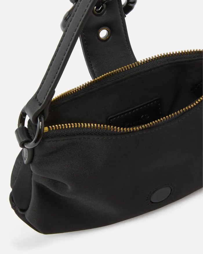 Women Mini Bags Pinko Duchesse Clutch With Heartshaped Buckle Limo Black Block Colour Women Mini Bags Pinko Duchesse Clutch With Heartshaped Buckle Limo Black Block Colour